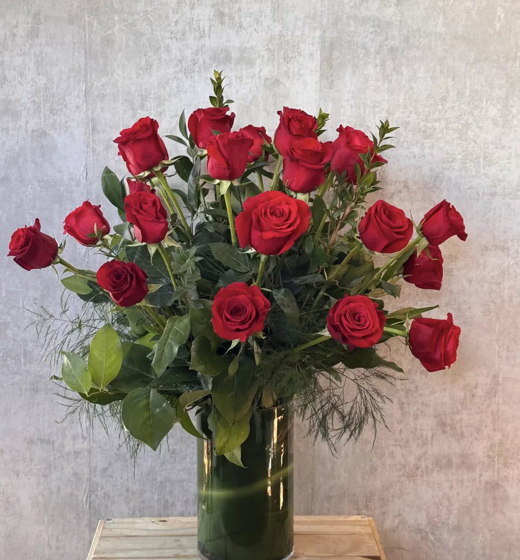 Two Dozen Roses Arrangement