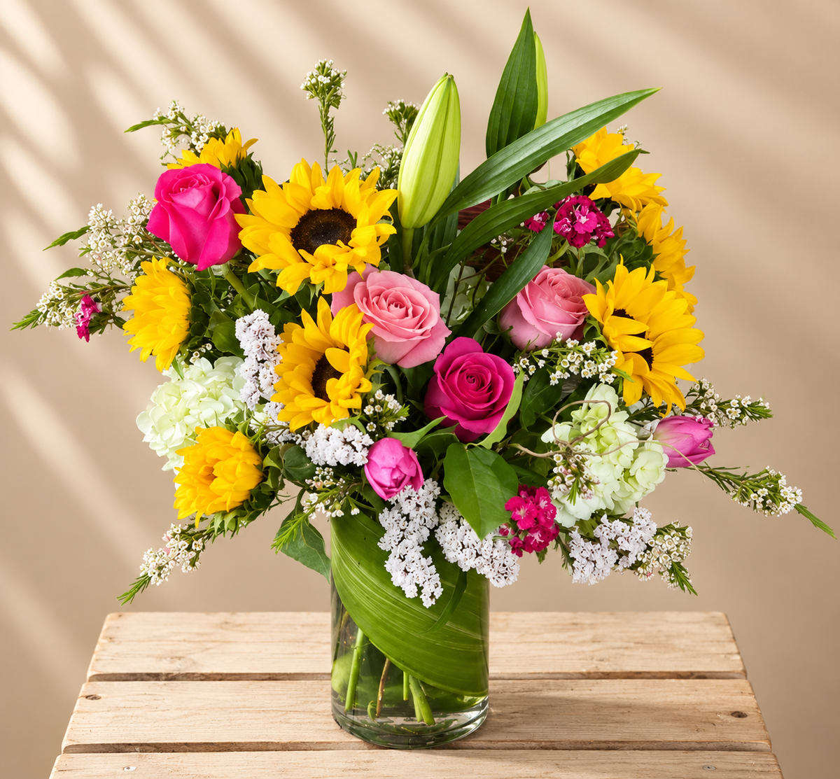 Wild Flowers with Sunflowers