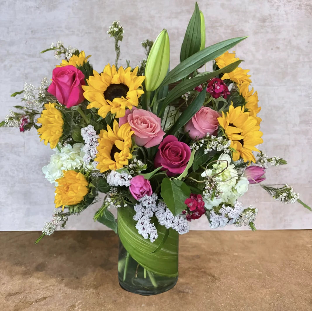 Wild Flowers with Sunflowers