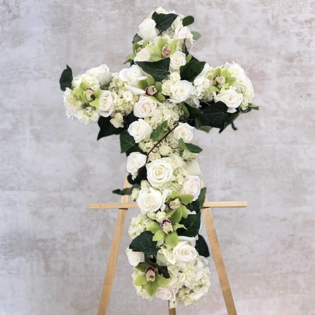 Standing Cross with Easel