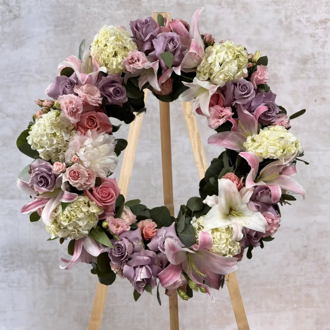 Sympathy Wreath with Easel