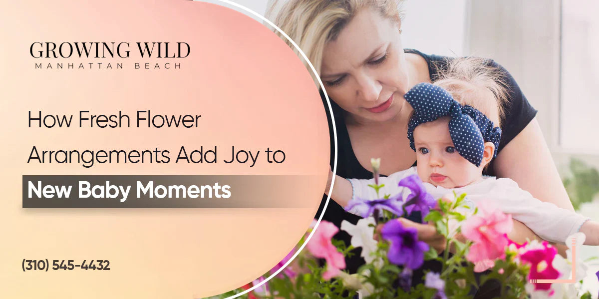 How Fresh Flower Arrangements Add Joy To New Baby Moments?
