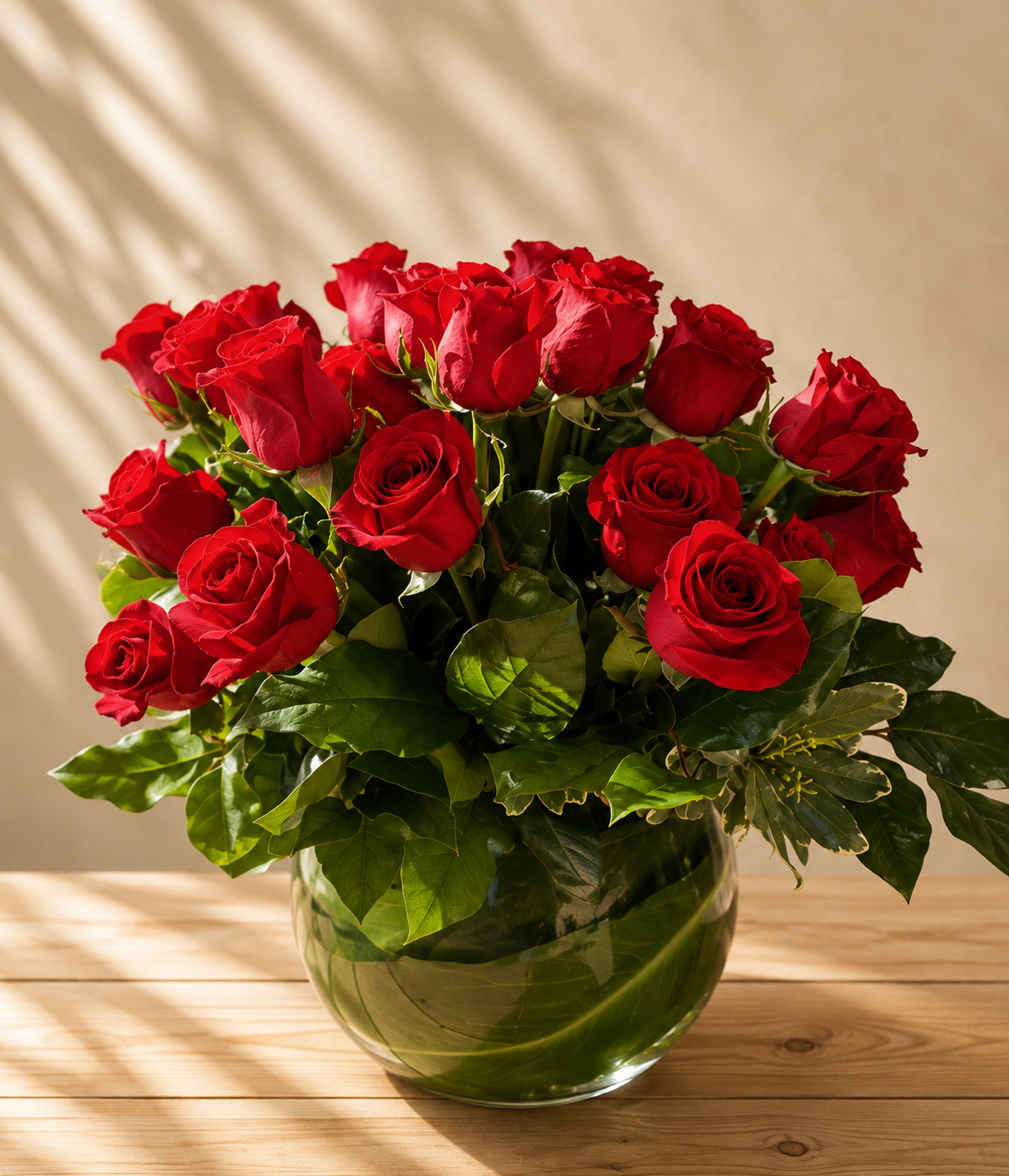 Lush 2 Dozen Red Rose Pave in a Bowl