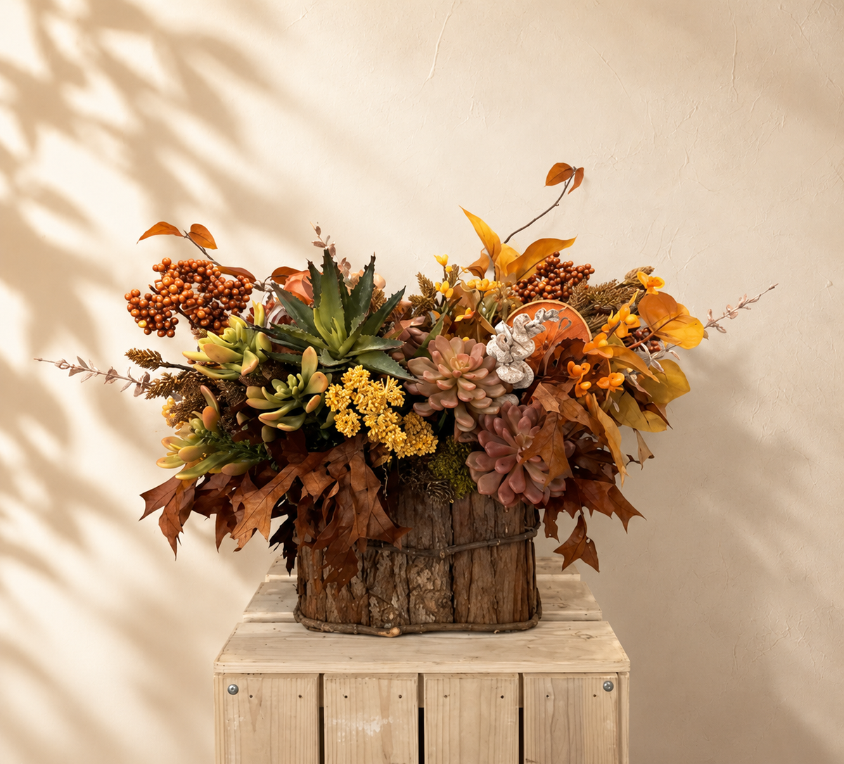 Faux Fall Center Piece